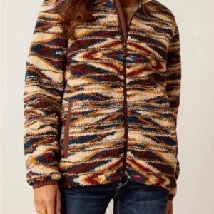 Ariat- Women’s Aztec Print Jacket. Warm & fuzzy.